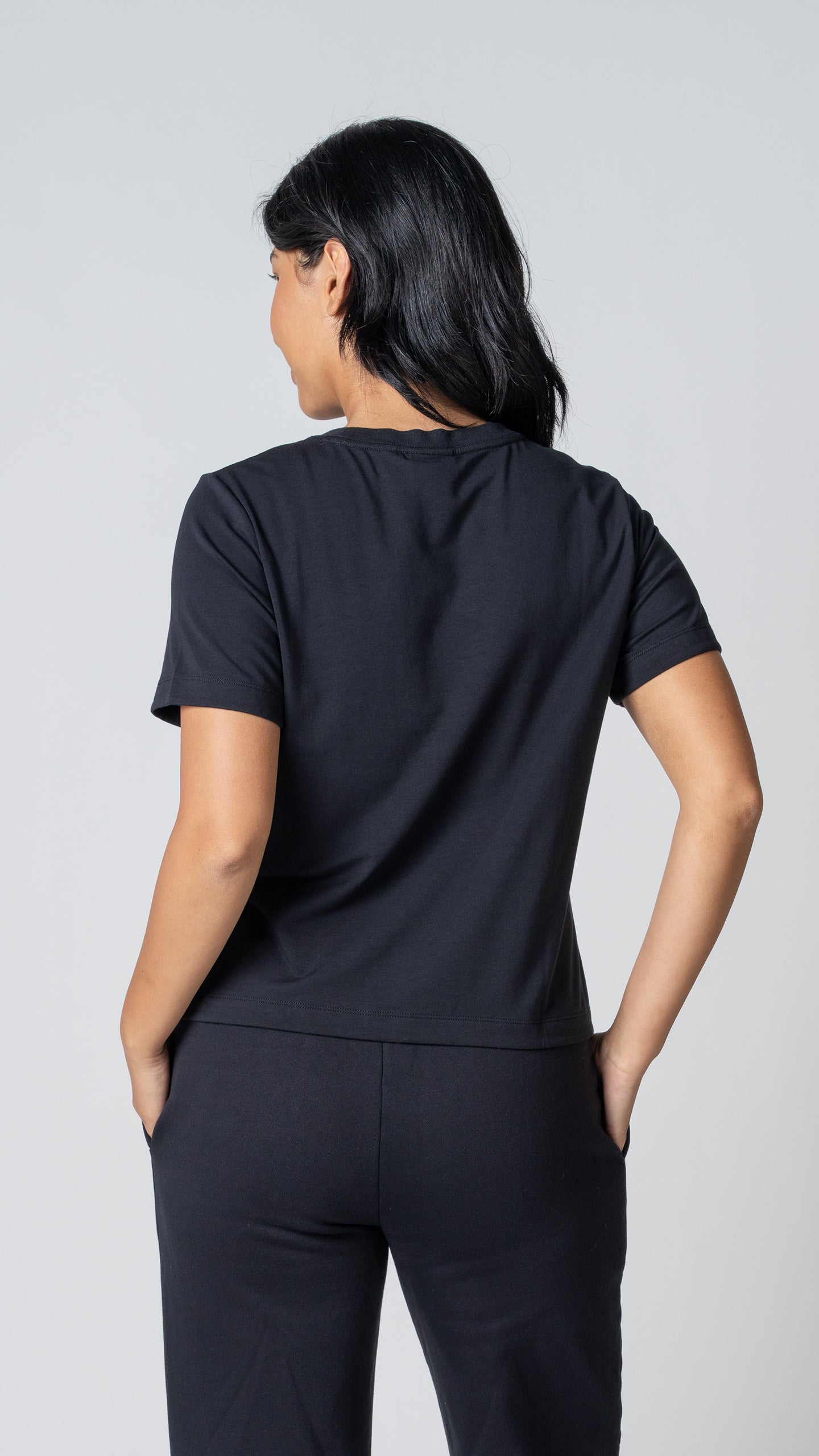 Classic Tee in Carbon Black - view 4