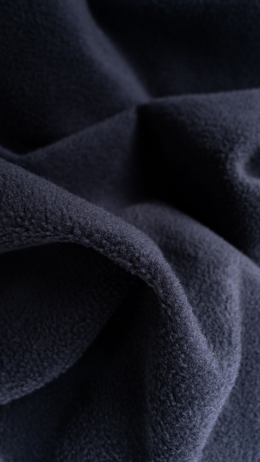 Foundation Full Zip Hoodie in Carbon Black - view 6