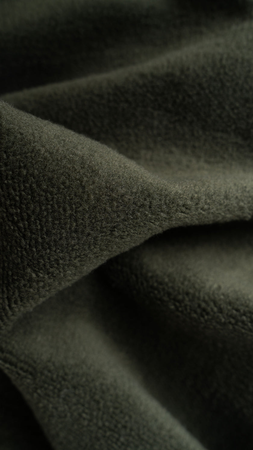 Foundation Full Zip Hoodie in Olive - view 6