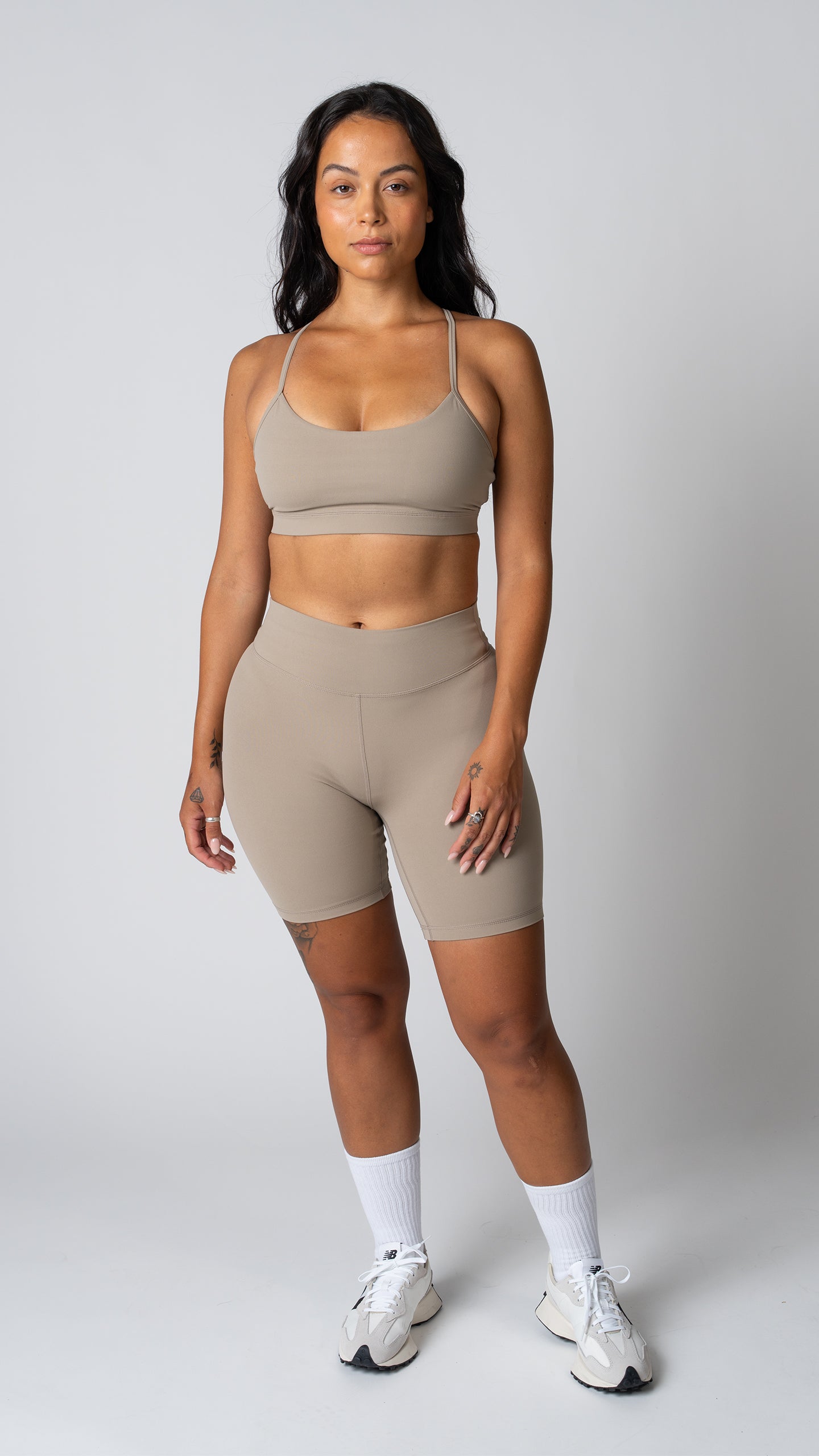 Focus Bra in Taupe | Sports Bras | Tuff Collection
