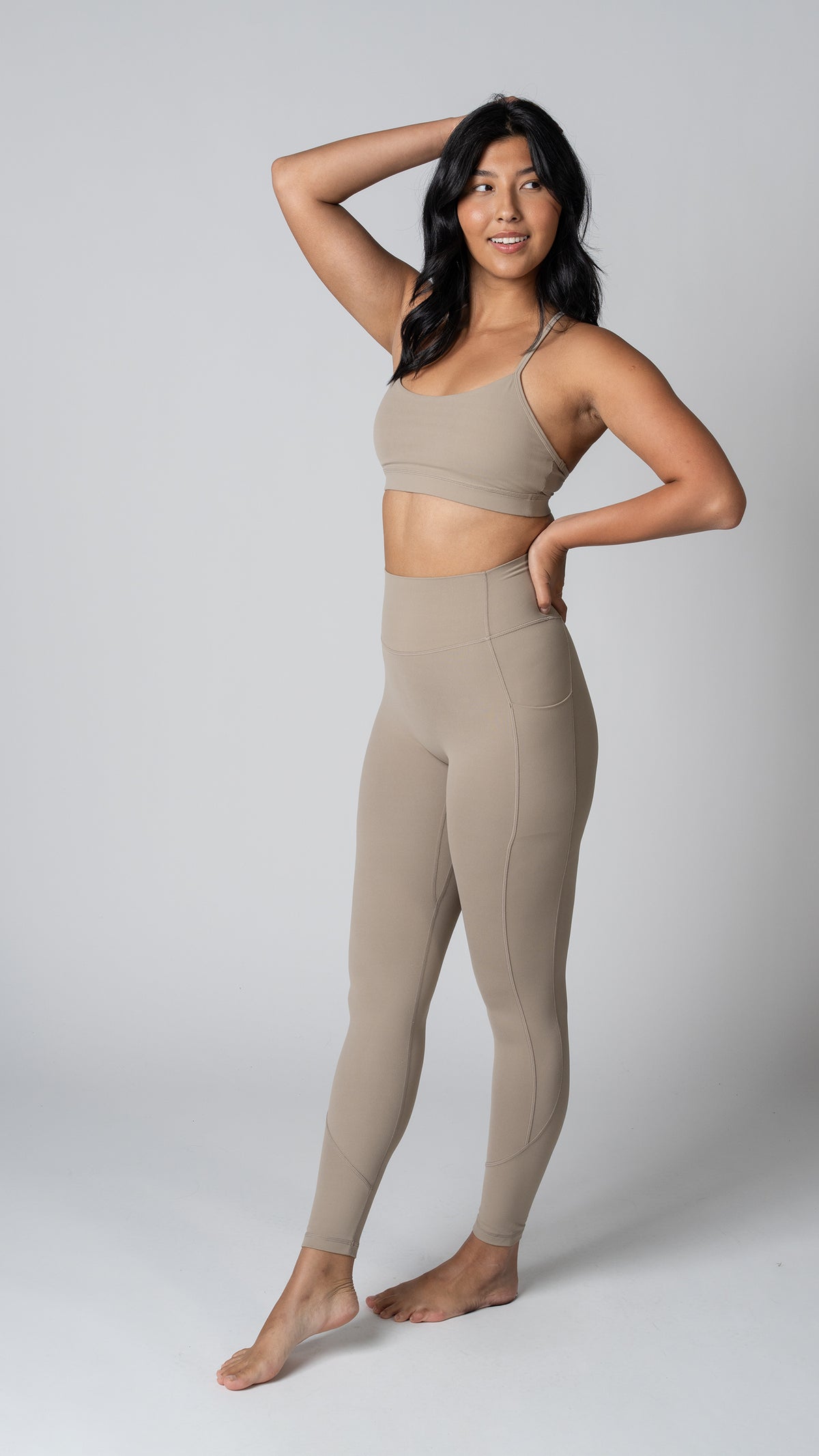 Focus Tight in Taupe | Tights | Tuff Collection