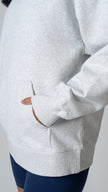 Foundation Pullover Hoodie in Heather Fog Grey - view 4
