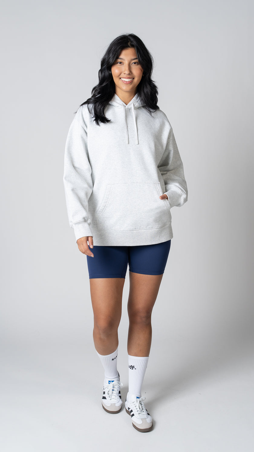 Foundation Pullover Hoodie in Heather Fog Grey - view 2