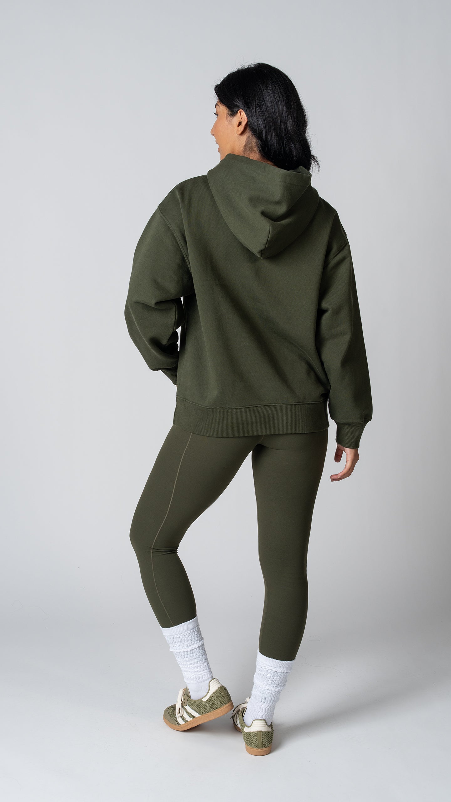 Foundation Pullover Hoodie in Olive - view 3