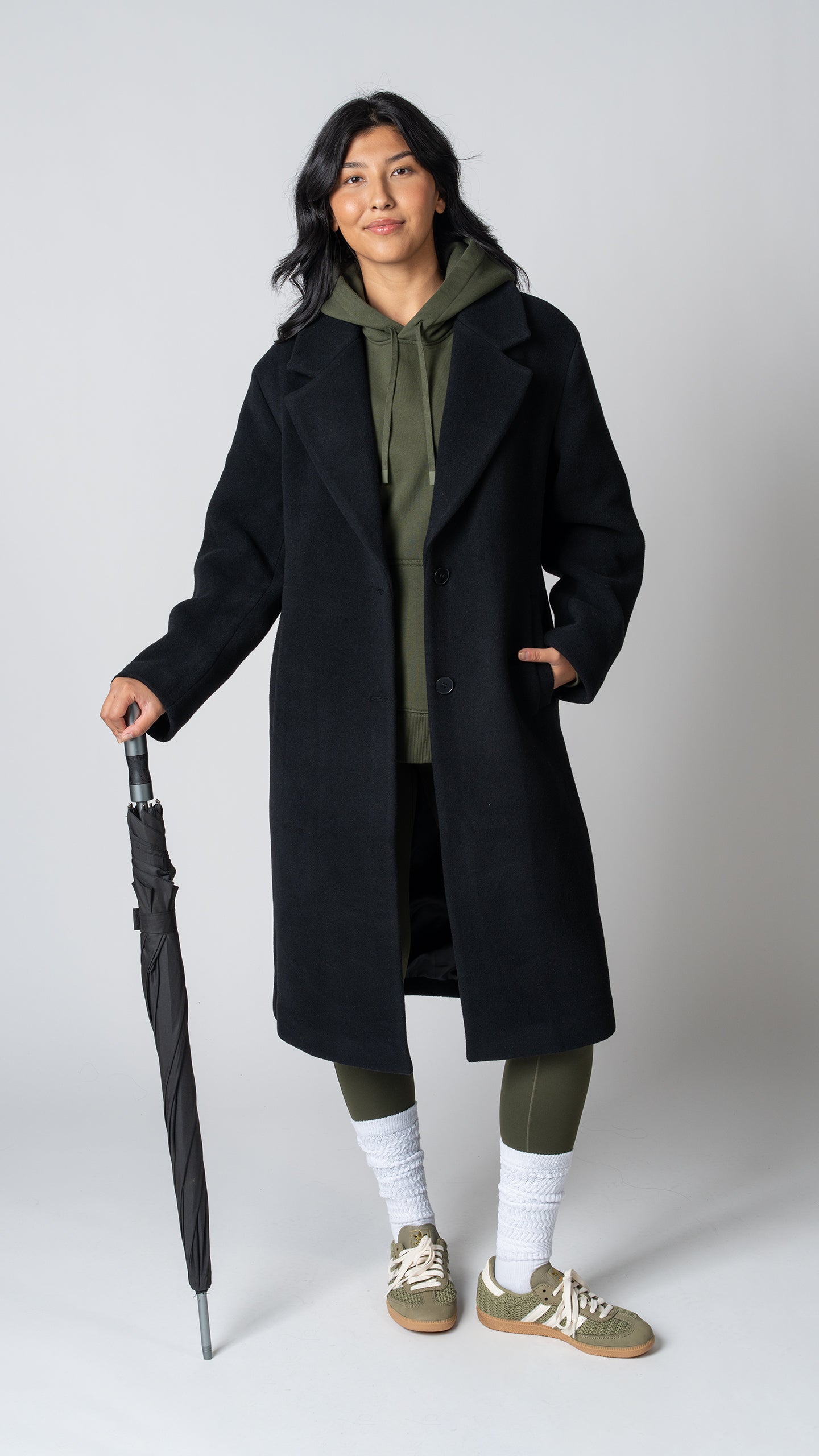 Foundation Pullover Hoodie in Olive - view 7