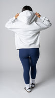 Foundation Full Zip Hoodie in Heather Fog Grey - view 3