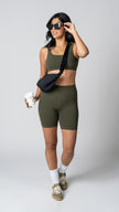 Unity Bra in Olive - view 4