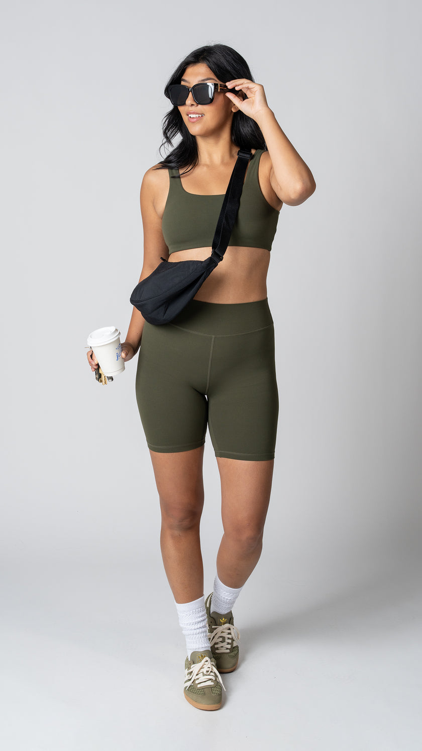 Unity Bra in Olive - view 4