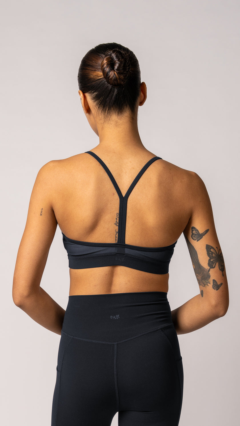 Focus Bra in Carbon Black - view 2