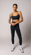 Focus Bra in Carbon Black | Sports Bras | Tuff Collection