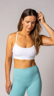 Focus Bra in White | Sports Bras | Tuff Collection
