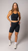 Focus Cropped Tank in Carbon Black | Tanks | Tuff Collection