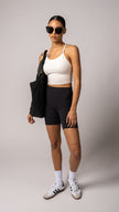 Focus Cropped Tank in Dove - view 4