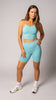Focus Cropped Tank in Island Blue | Tanks | Tuff Collection