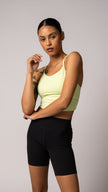 Focus Cropped Tank in Mint | Tanks | Tuff Collection