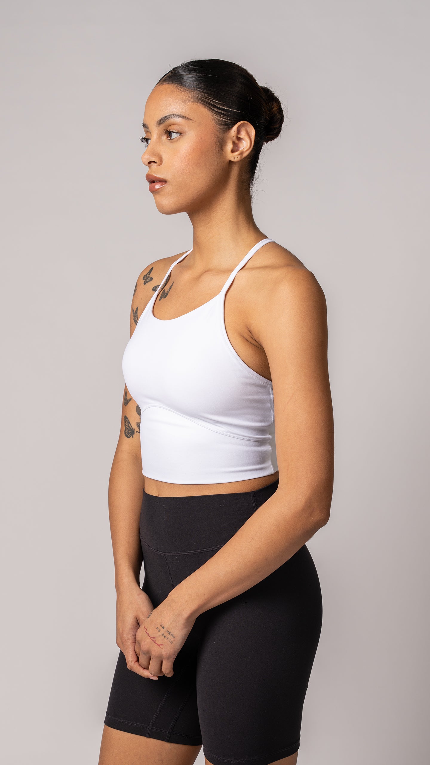 Focus Cropped Tank in White - view 3