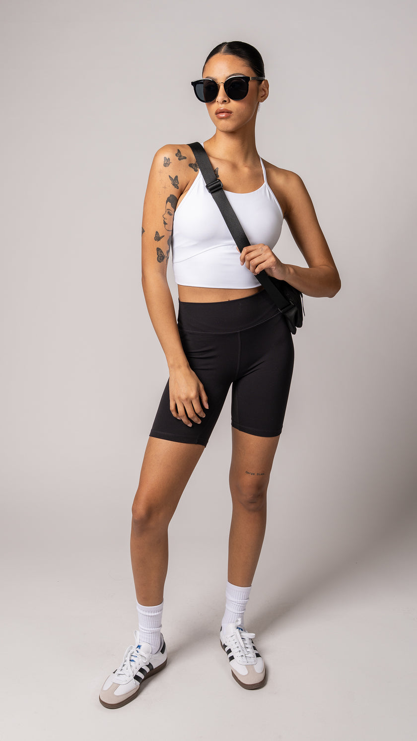 Focus Cropped Tank in White - view 4