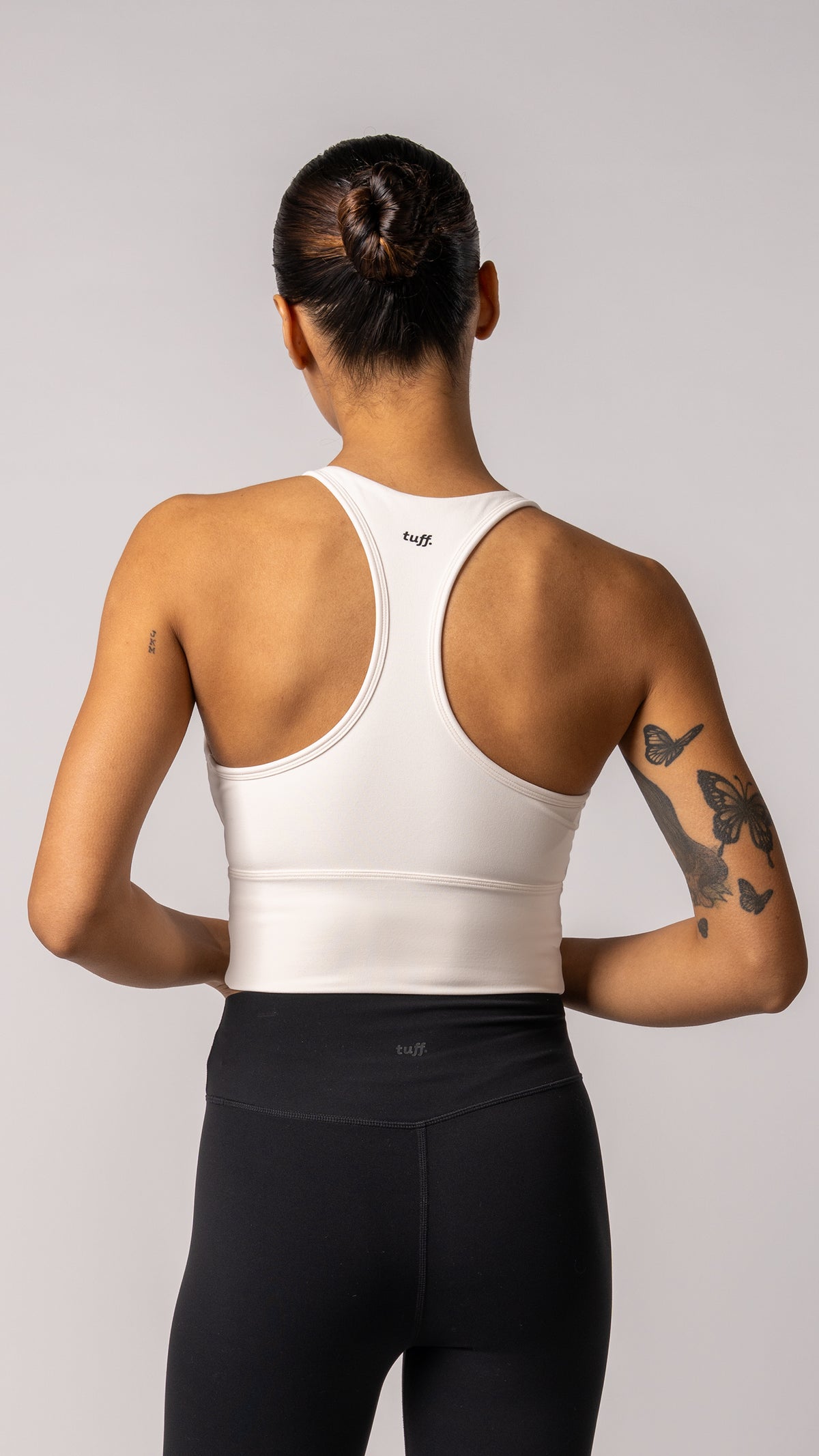 Harmony Long Line Bra in Dove - view 2