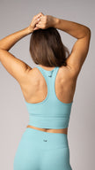 Harmony Long Line Bra in Island Blue - view 4
