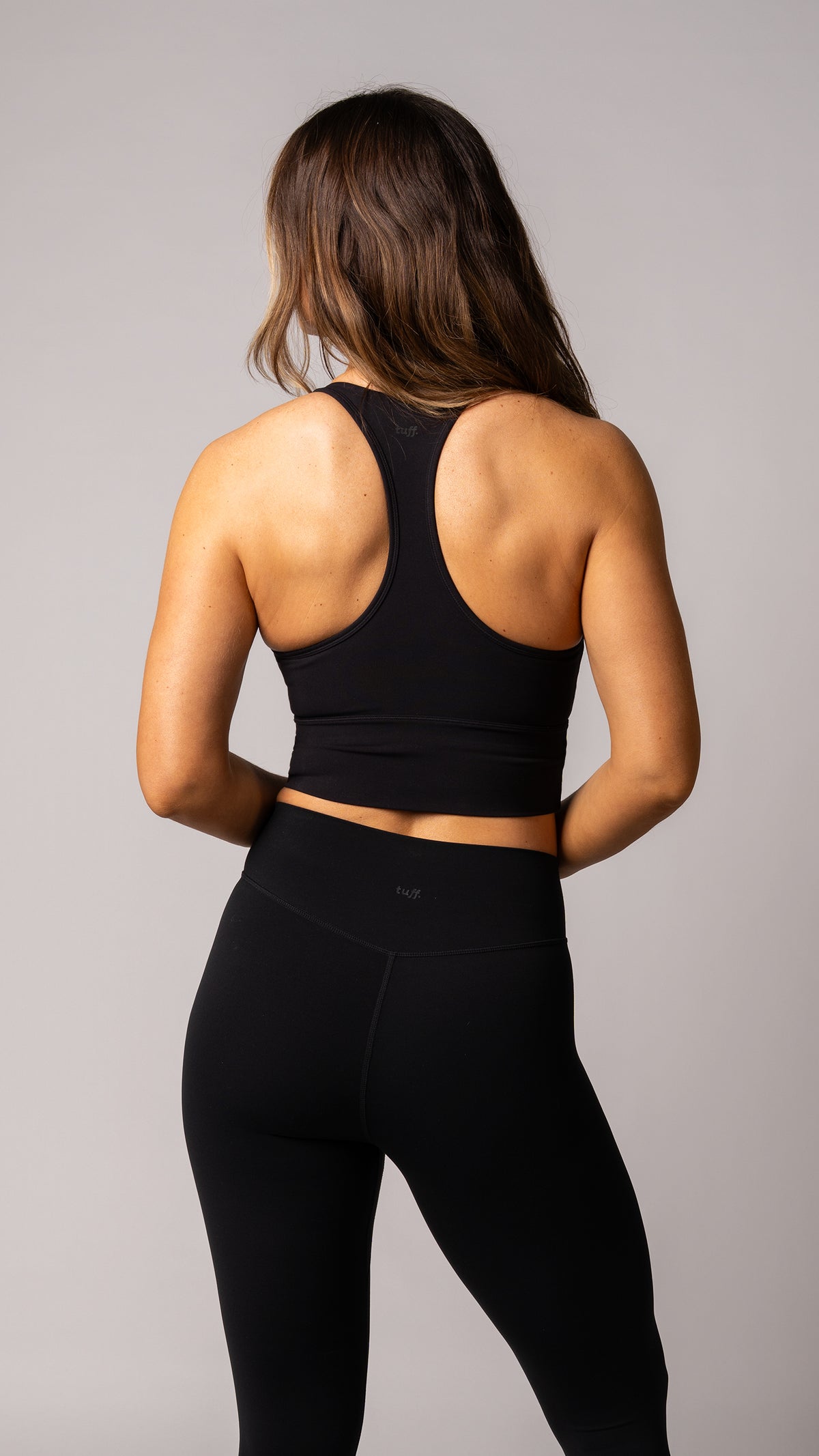 Harmony Long Line Bra in Jet - view 2