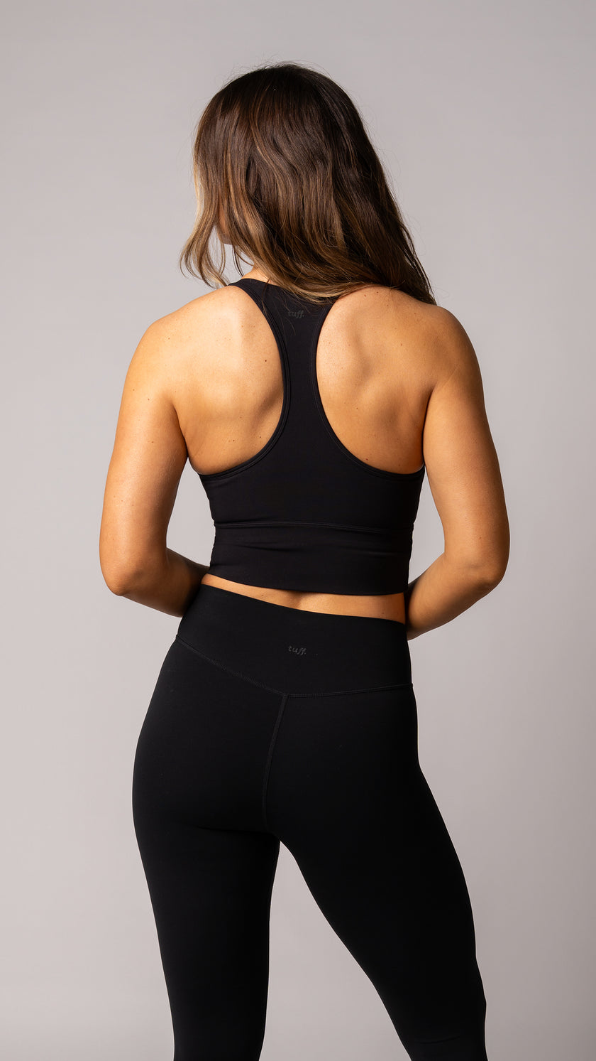Harmony Long Line Bra in Jet - view 2