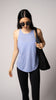 Refine Tank in Lavender Blue - view 3