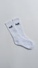 white socks with the Tuff logo.