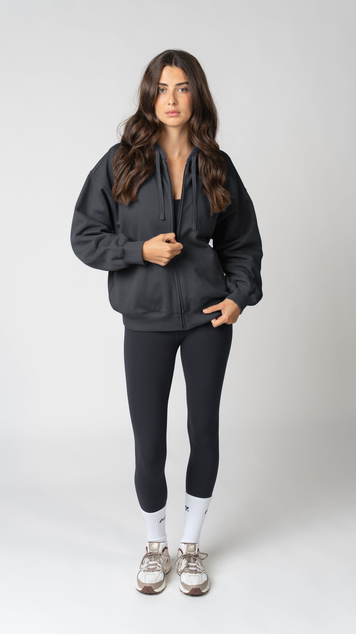 Foundation Oversized Full Zip Hoodie