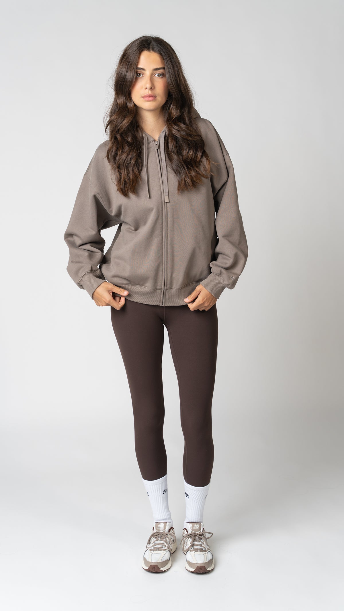 Foundation Oversized Full Zip Hoodie