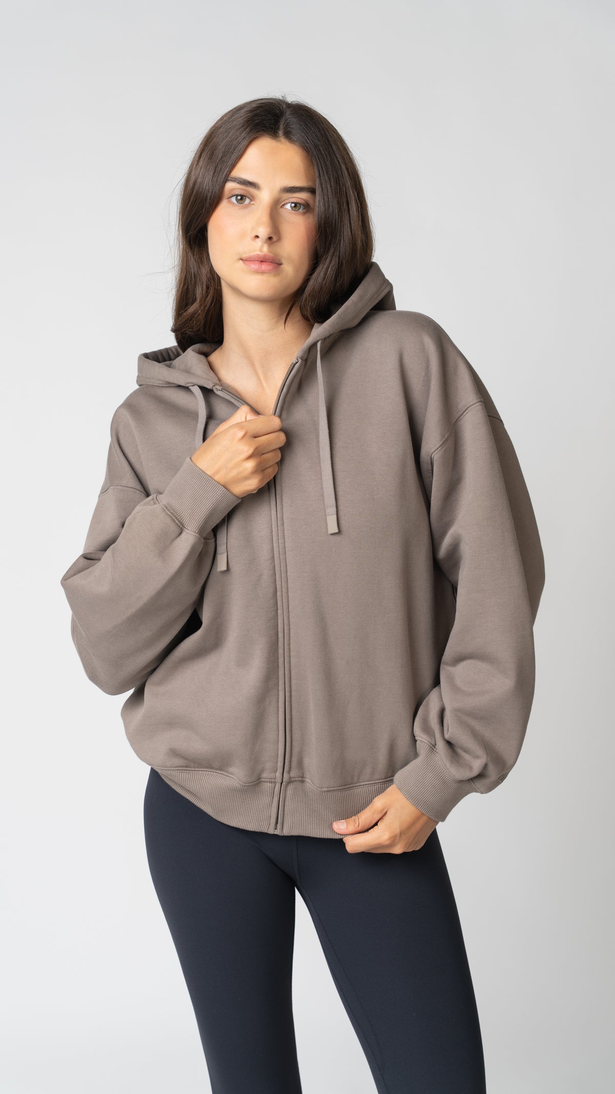 Foundation Oversized Full Zip Hoodie