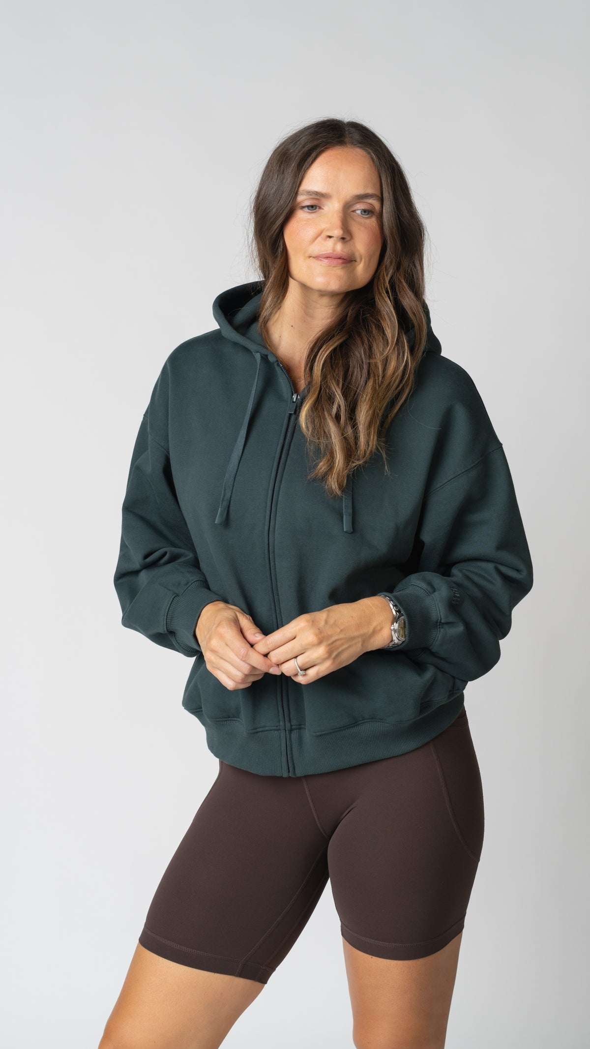 Foundation Oversized Full Zip Hoodie