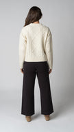 Isabelle Cable Knit Merino Wool Sweater