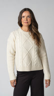 Isabelle Cable Knit Merino Wool Sweater