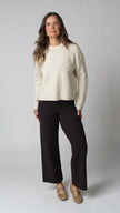 Isabelle Cable Knit Merino Wool Sweater