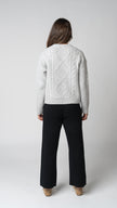 Isabelle Cable Knit Merino Wool Sweater