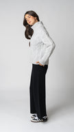 Nadia Cable Knit Merino Wool 1/2 Zip