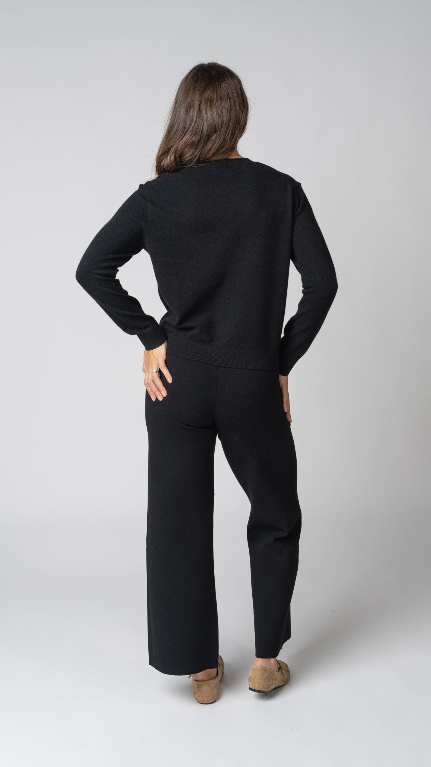 Celine Merino Cashmere Long Sleeve Sweater