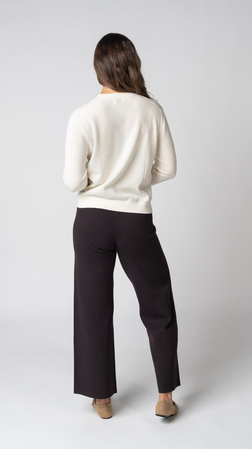 Celine Merino Cashmere Long Sleeve Sweater