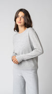 Celine Merino Cashmere Long Sleeve Sweater