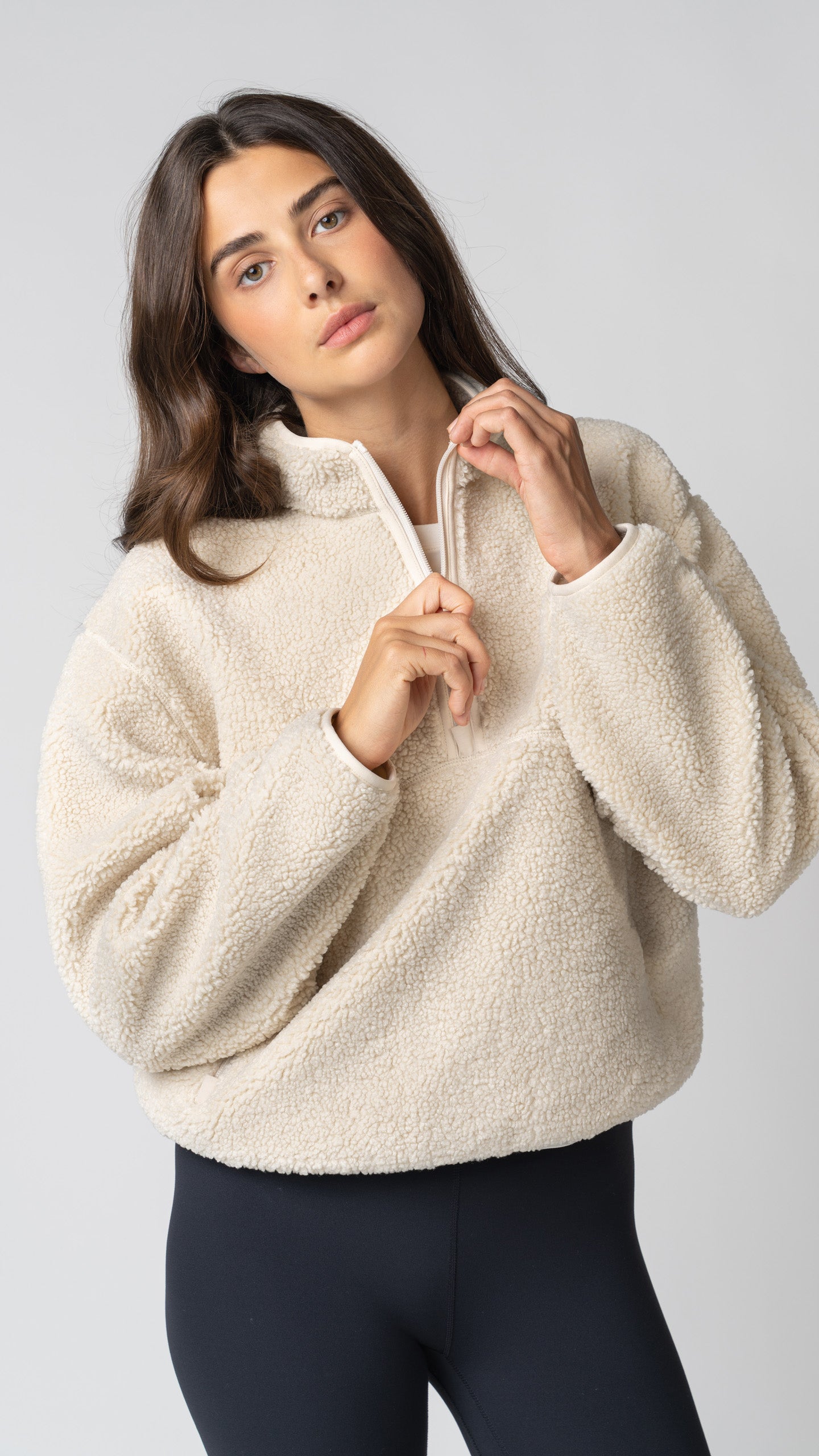 Harlow 1/2 Zip Sherpa