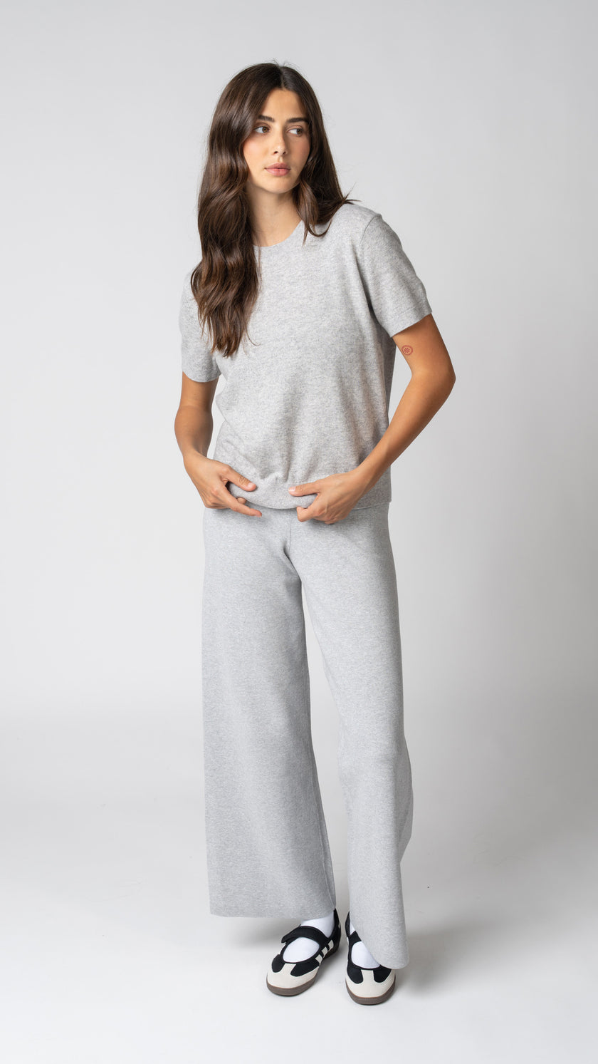 Mara Merino Cashmere Short Sleeve Sweater